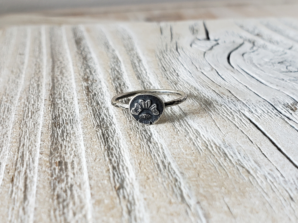 Rustic handmade Sterling Ring | Barie Mia Designs