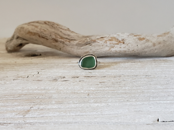 unique seaglass ring