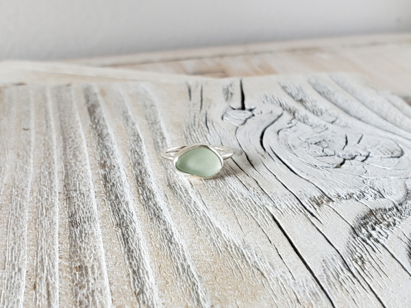 seaglass stacking ring