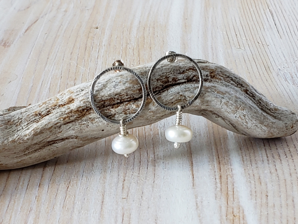 Pearl earrings