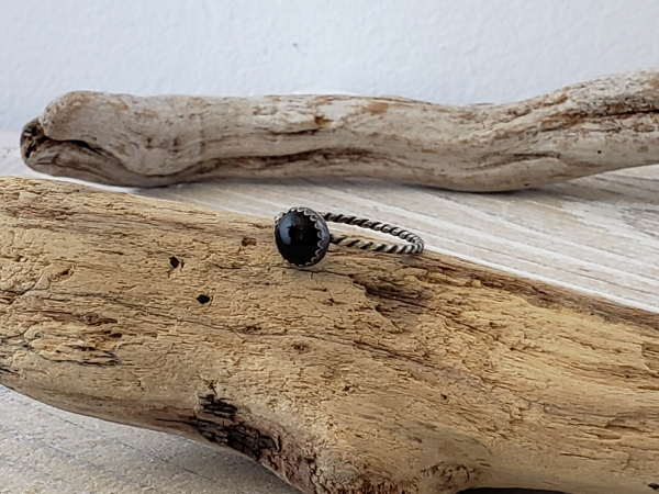 black onyx ring