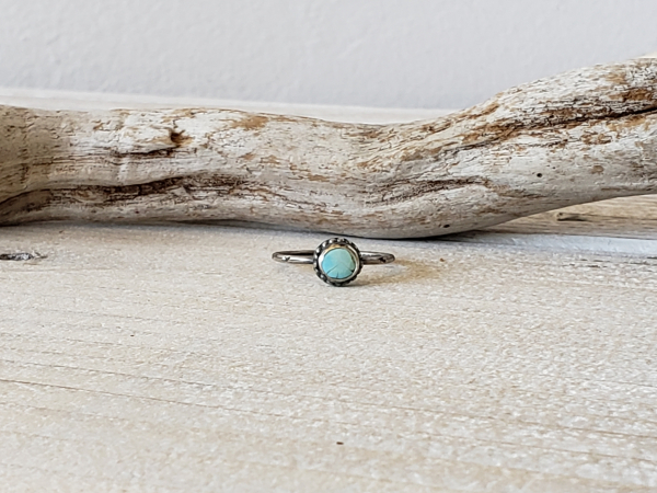 turquoise stacking ring