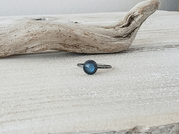 labradorite ring