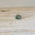 sterling silver and lagoon blue seaglass ring