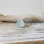 seafoam seaglass ring