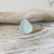 seafoam green seaglass ring