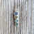 blue seaglass necklace seaglass necklace