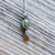 turquoise and seaglass necklace