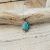 Turquoise and sterling silver necklade