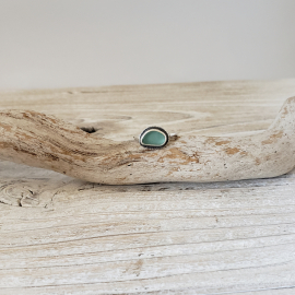 lagoon blue seaglass ring