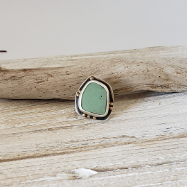 sea pottery ring