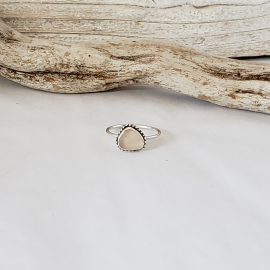 PINK SEAGLASS RING