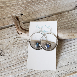 Labradorite earrings