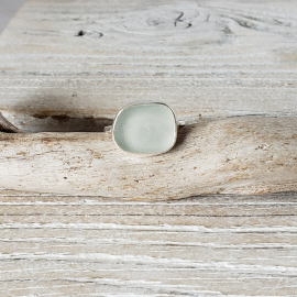 seafoam seaglass ring