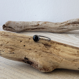 black onyx ring