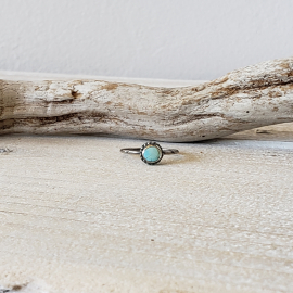turquoise stacking ring