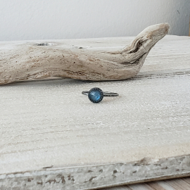 labradorite ring